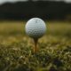Detail golfového míčku – ilustrační fotografie